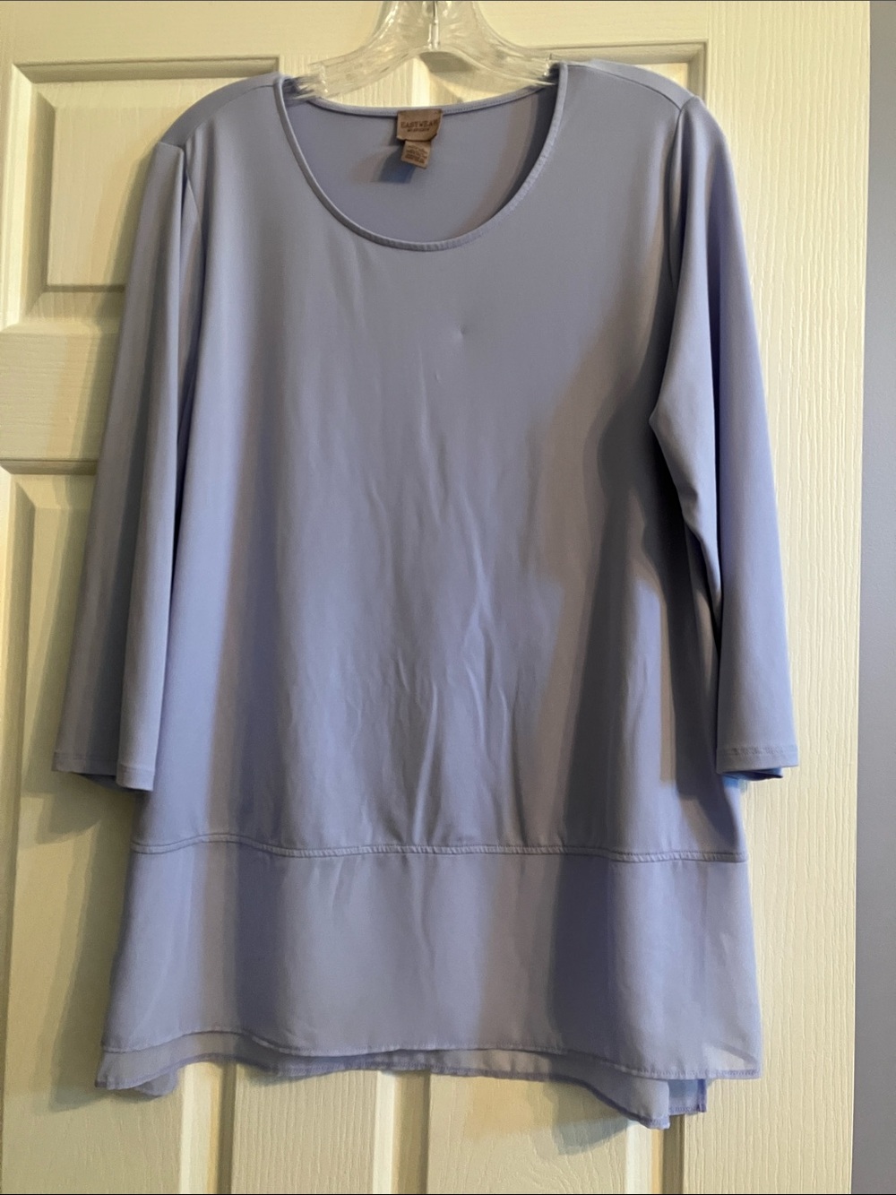 Chico's Light Lavender Scoop-Neck Tunic
